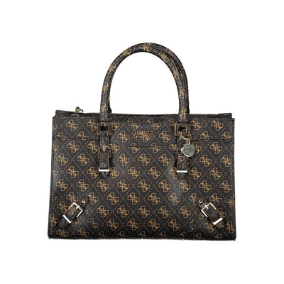 Sac à main Guess Jeans en polyéthylène marron