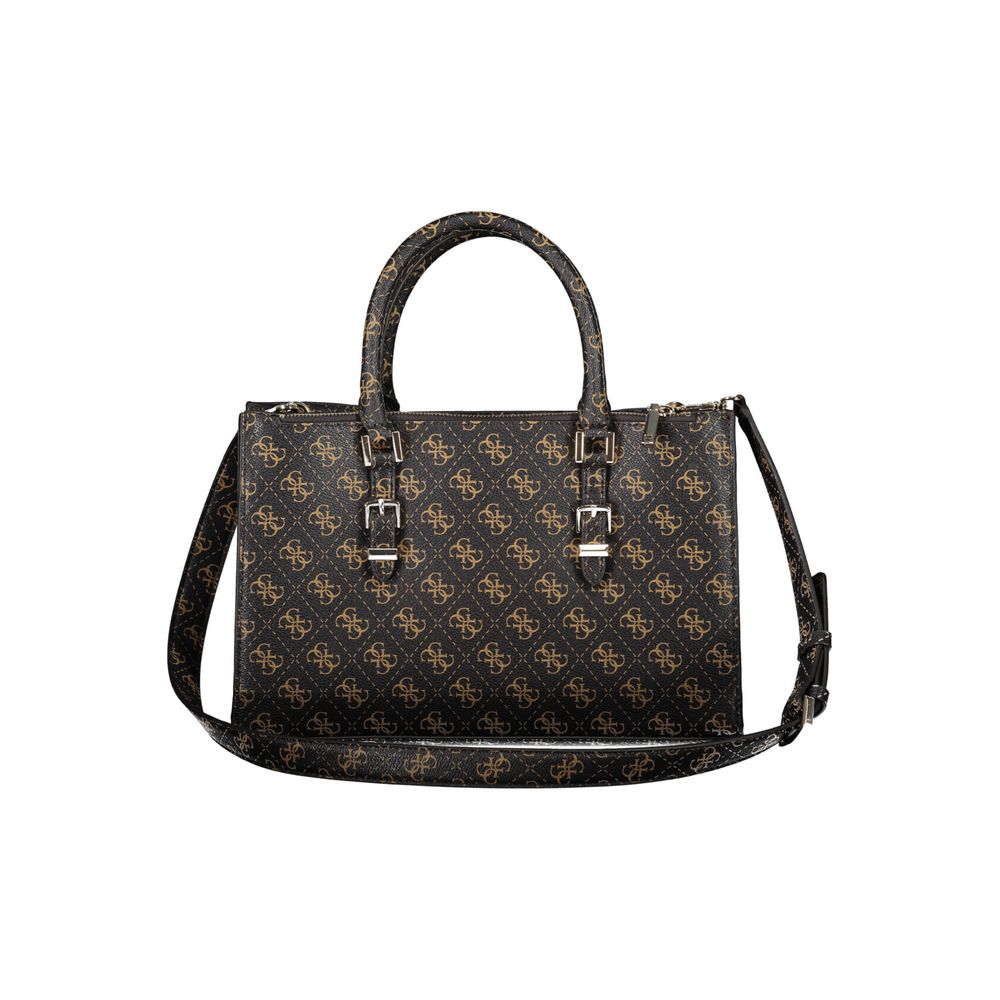 Sac à main Guess Jeans en polyéthylène marron