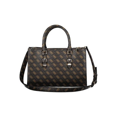 Sac à main Guess Jeans en polyéthylène marron