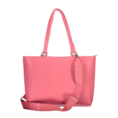 Sac à main en polyéthylène rose Mario Valentino