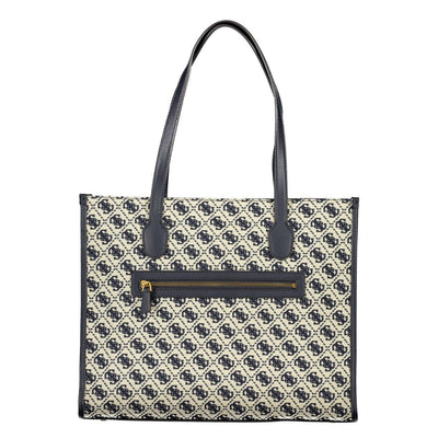 Sac à main Guess Jeans bleu en polyester