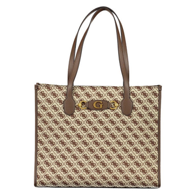 Sac à main Guess Jeans en polyester marron