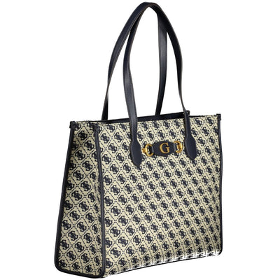 Sac à main Guess Jeans bleu en polyester