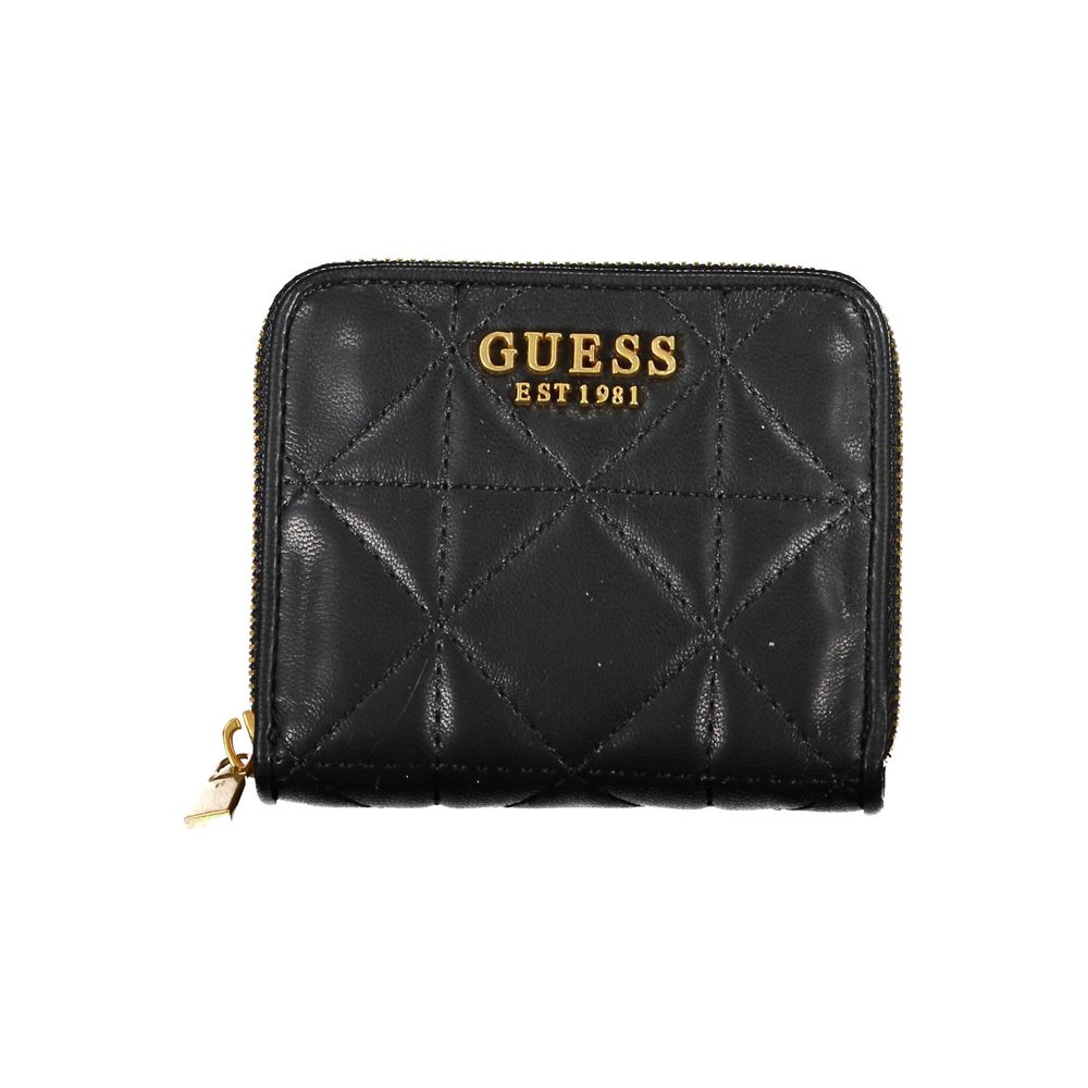 Guess Jeans Zwarte Polyethyleen Portemonnee