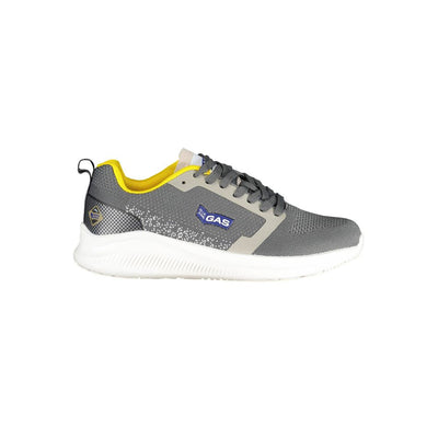 Gasgrijze polyester sneaker