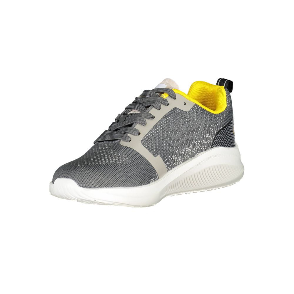 Gasgrijze polyester sneaker
