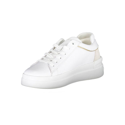 Tommy Hilfiger witte polyester sneaker