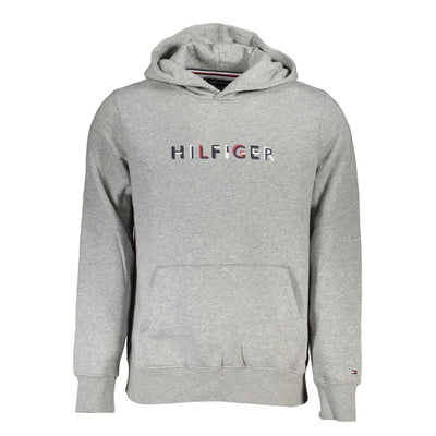Pull en coton gris Tommy Hilfiger