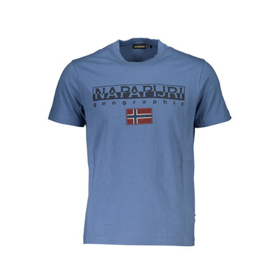 Napapijri Blue Cotton T-Shirt