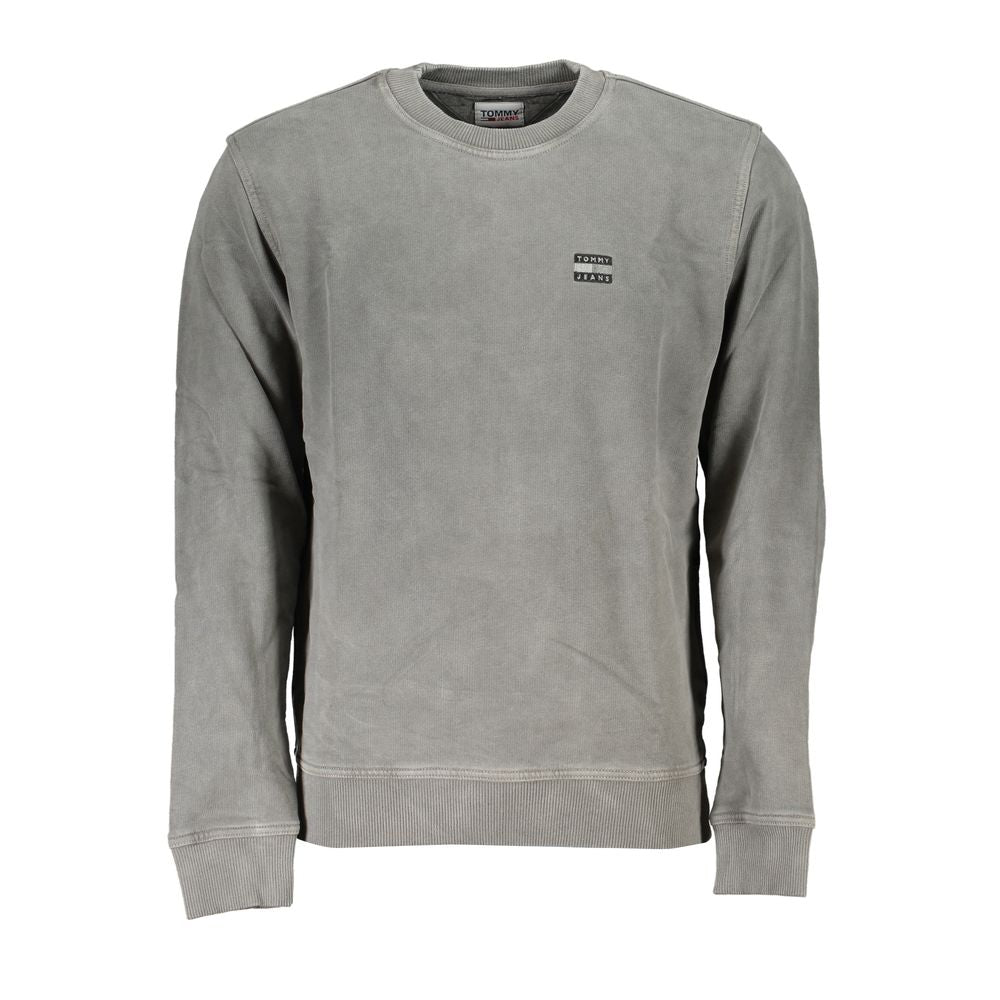 Pull en coton noir Tommy Hilfiger