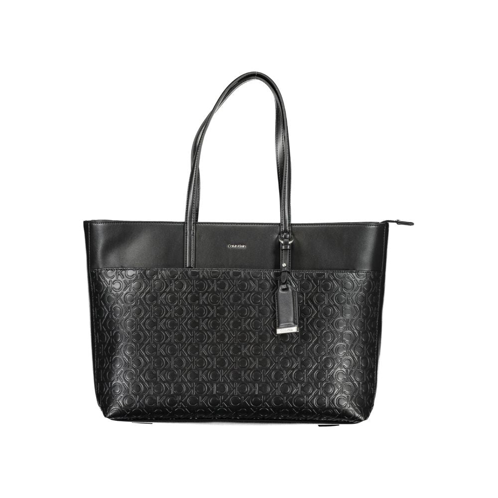 Sac à main en polyester noir Calvin Klein