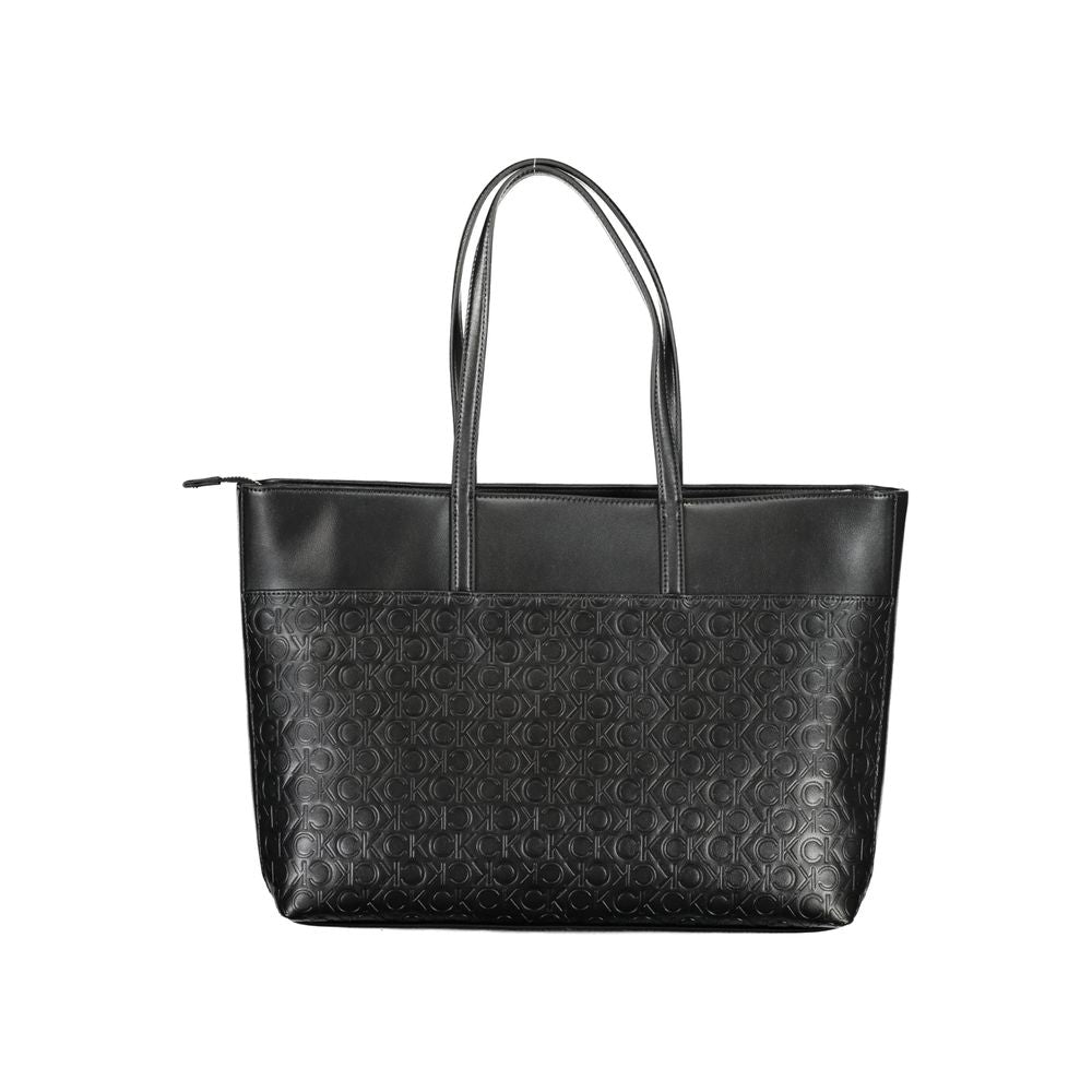 Sac à main en polyester noir Calvin Klein