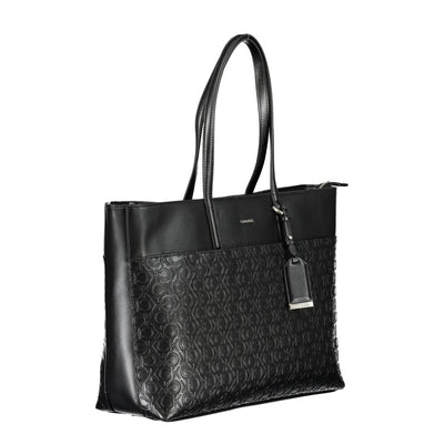 Sac à main en polyester noir Calvin Klein