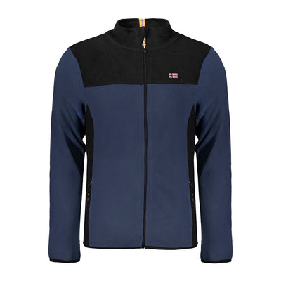 Pull bleu en polyester Norvège 1963