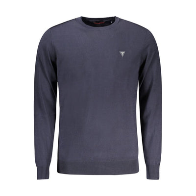 Pull Guess Jeans en viscose bleu