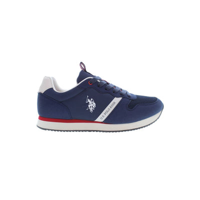 US POLO ASSN. Blauwe polyester sneaker