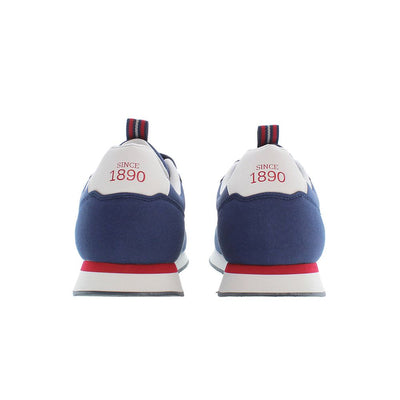 US POLO ASSN. Blauwe polyester sneaker