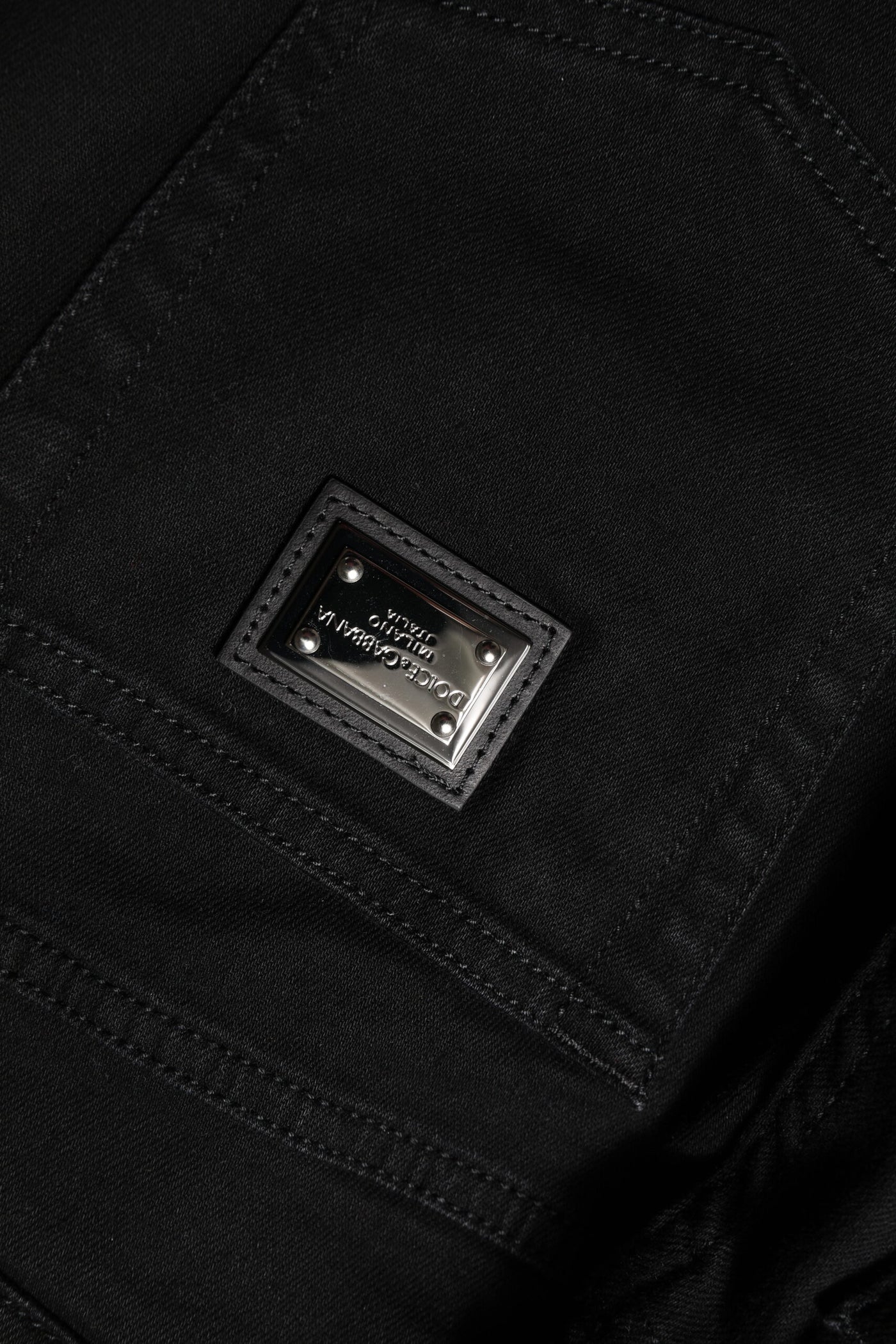 Dolce & Gabbana Black Boyfriend Cotton Mid Waist Denim Jeans