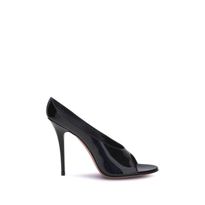 Amina Muaddi Anok leather Sandals