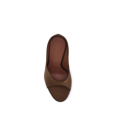 Amina Muaddi Anok satin Sandals