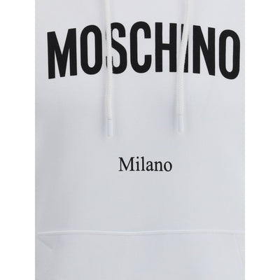 Sweat à capuche avec logo Moschino