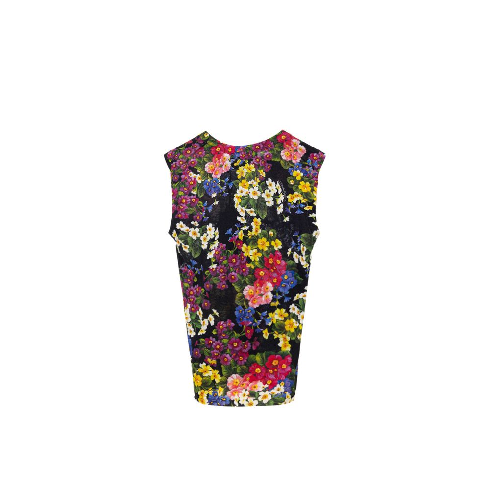 Dolce &amp; Gabbana Zwarte Kasjmier Tanktop