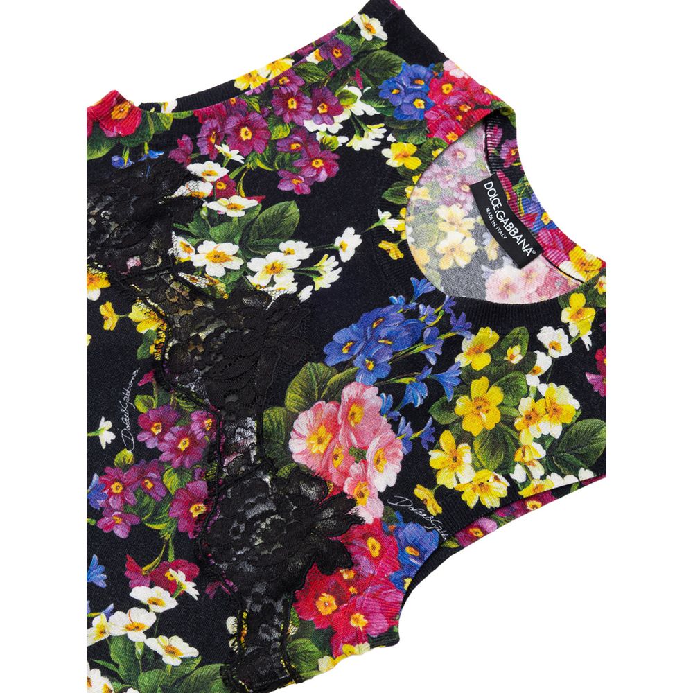 Dolce &amp; Gabbana Zwarte Kasjmier Tanktop