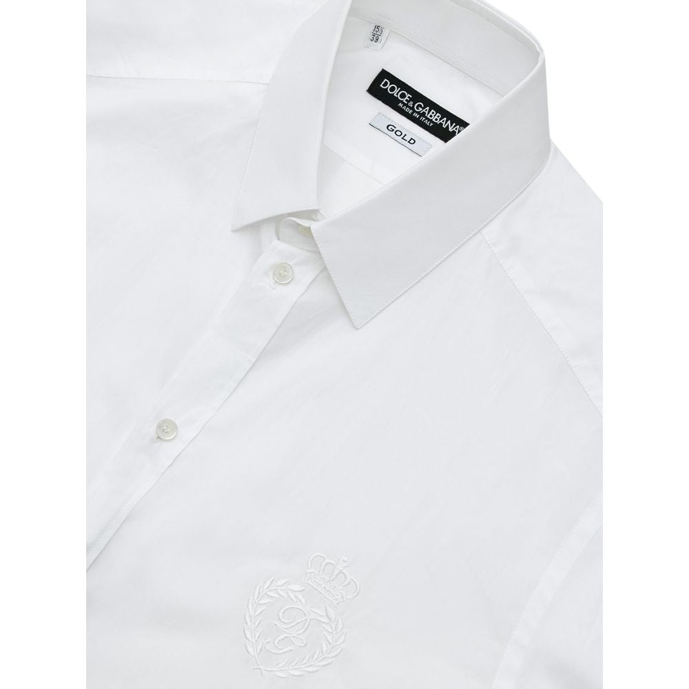 Dolce &amp; Gabbana Wit Katoenen Shirt