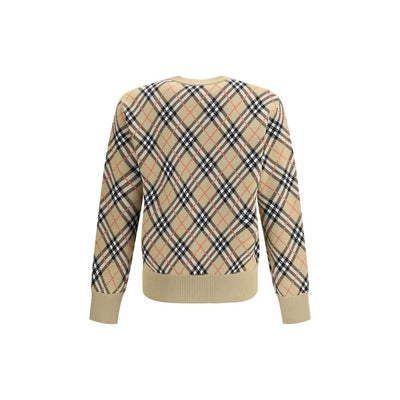 Sweat en laine Burberry Archive Check