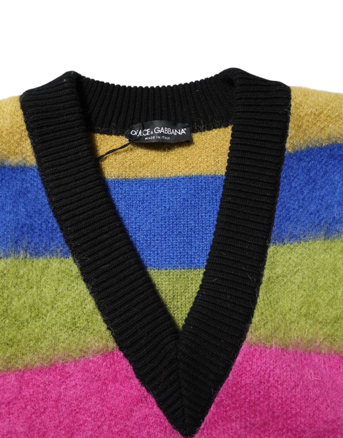 Pull Dolce &amp; Gabbana à motif Glitch multicolore