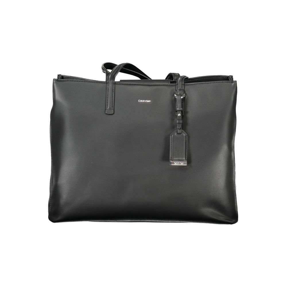 Sac à main en polyester noir Calvin Klein
