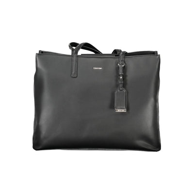 Sac à main en polyester noir Calvin Klein
