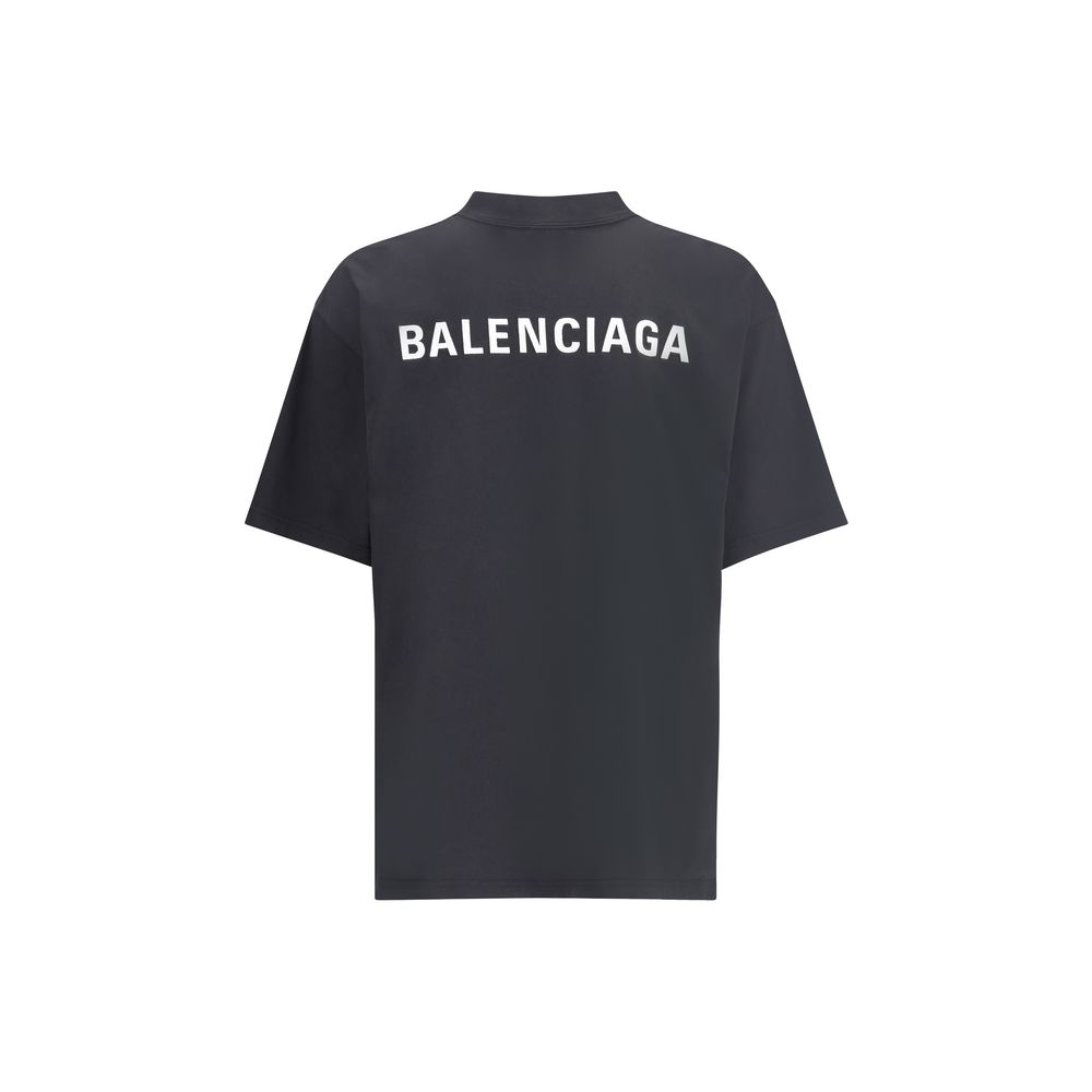 Balenciaga T-shirt met logo op de voor- en achterkant