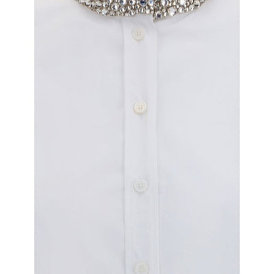Alexander McQueen Shirt met versierde kraag