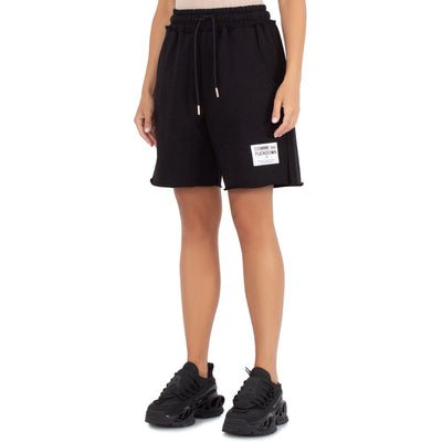 Short en coton noir Comme des Garçons Fuckdown