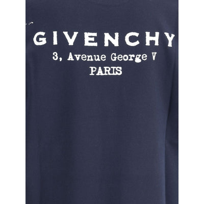 Givenchy T-shirt met logo op de rug gedrukt