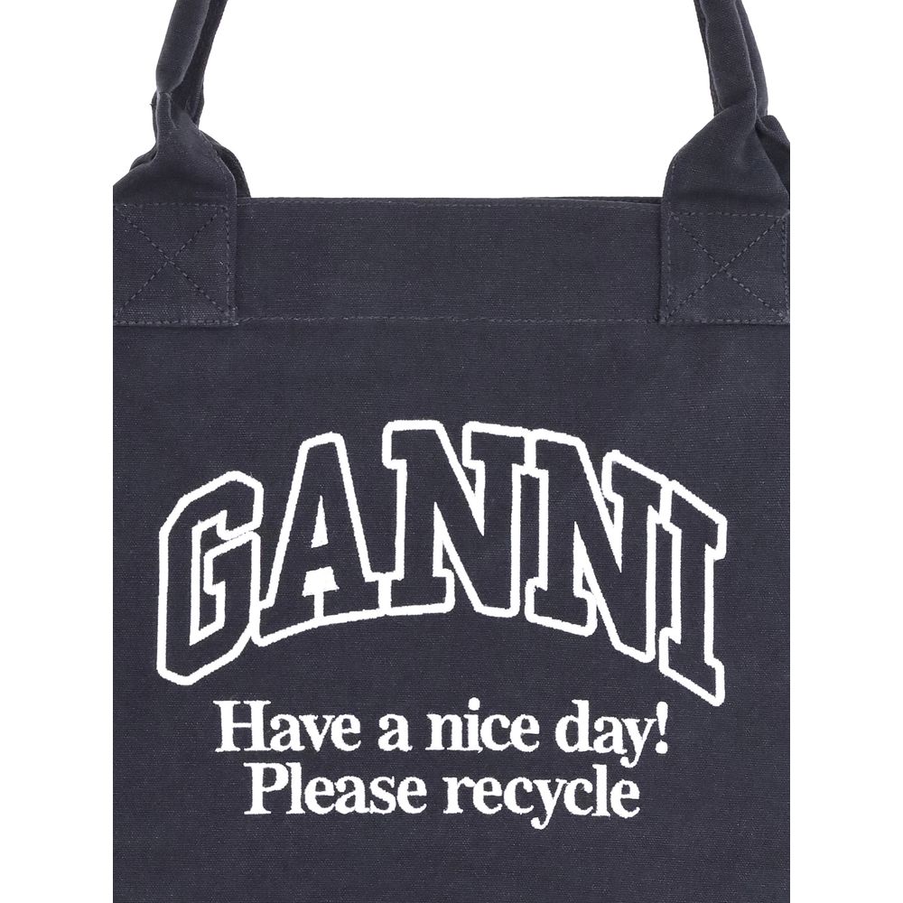 Sac fourre-tout en toile XXL Ganni