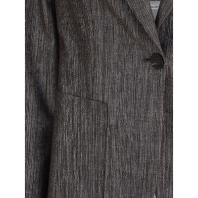 Blazer en tissu Lurex Brunello Cucinelli