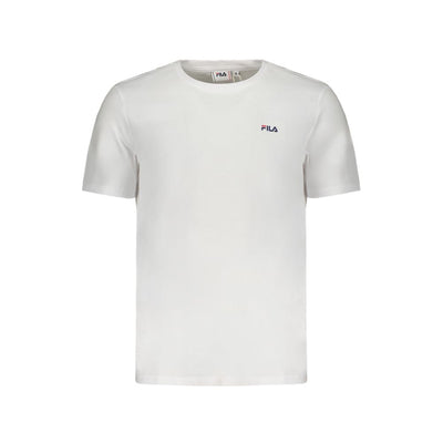 Fila White Cotton T-Shirt
