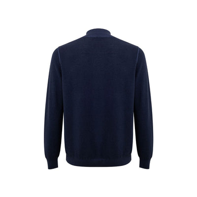 Gran Sasso Blue Wool T-Shirt