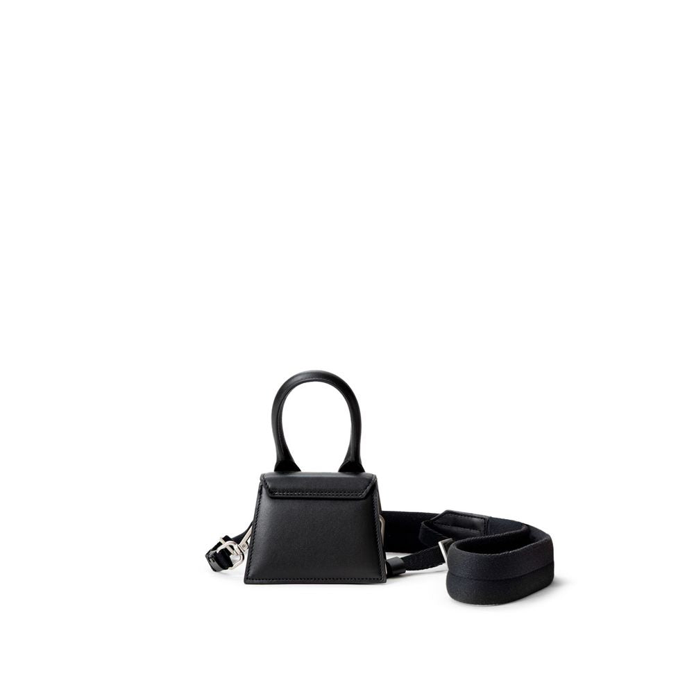 Sac à main en cuir noir Jacquemus
