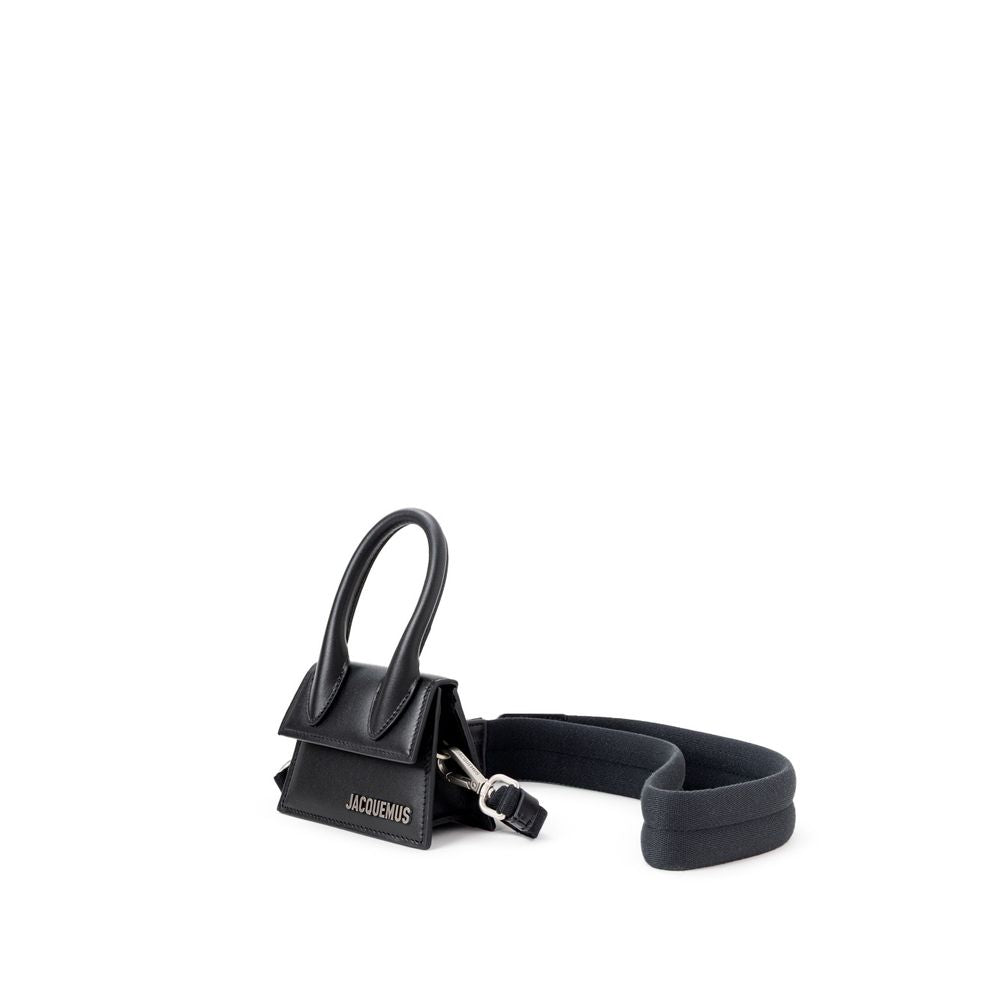 Sac à main en cuir noir Jacquemus