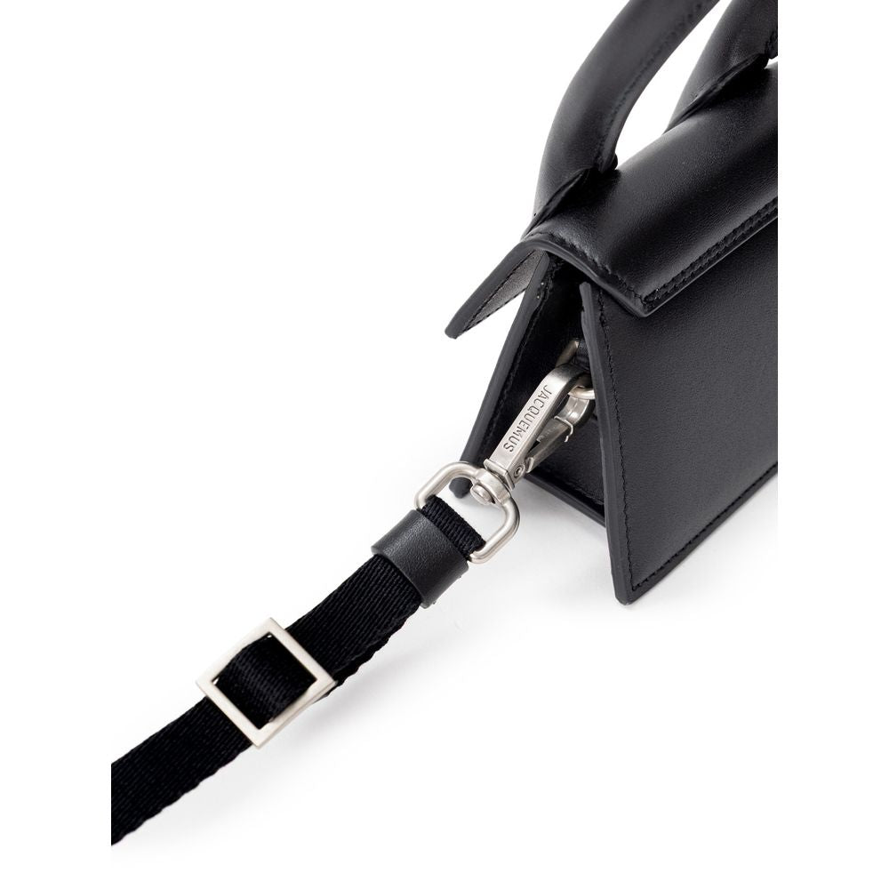 Sac à main en cuir noir Jacquemus
