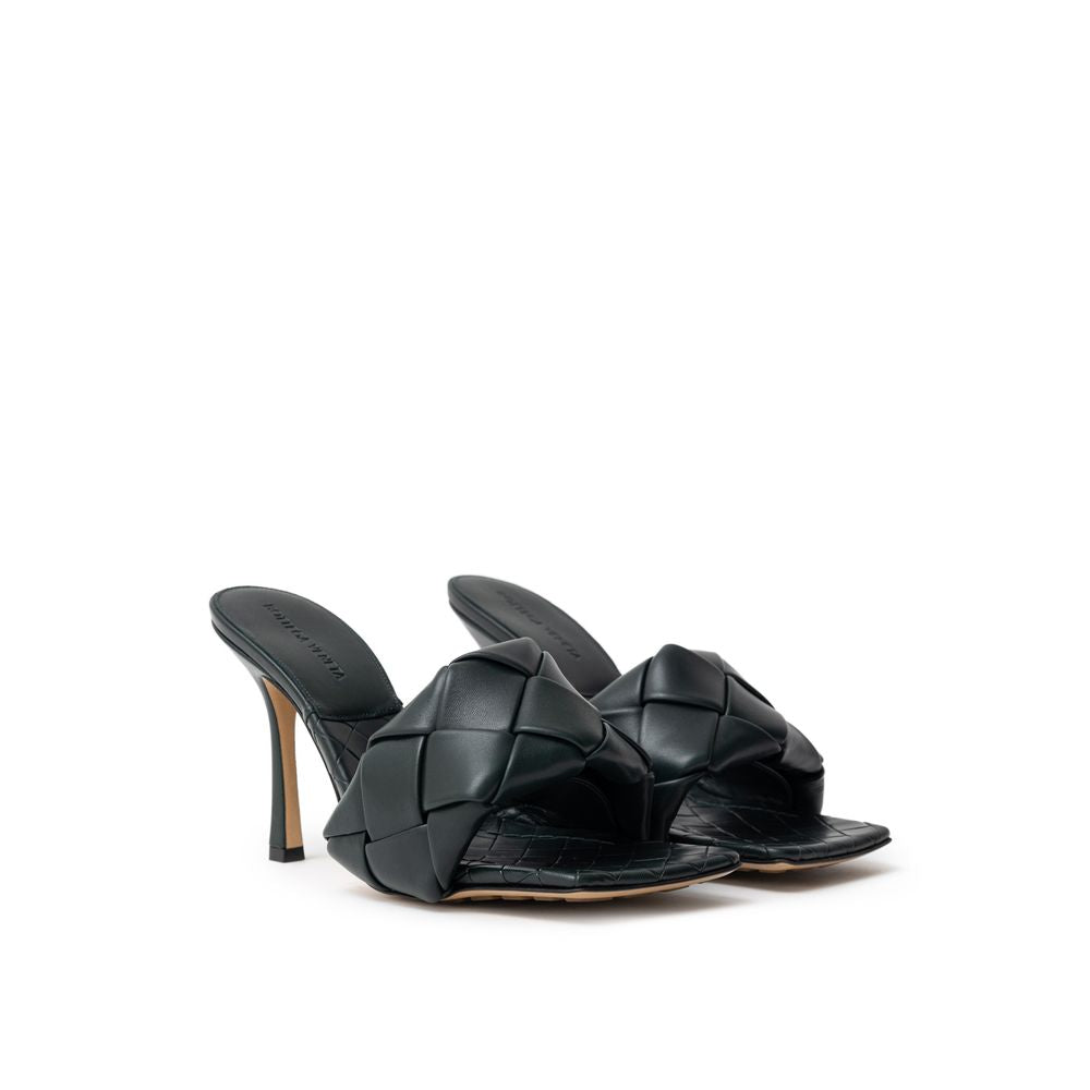 Bottega Veneta groene leren sandaal