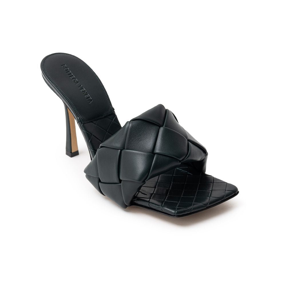 Bottega Veneta groene leren sandaal