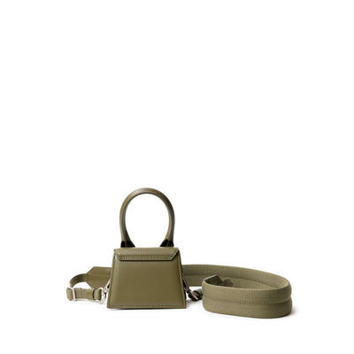 Sac à main en cuir vert Jacquemus
