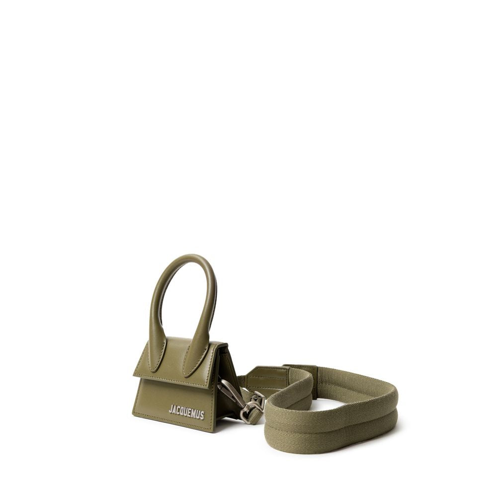 Sac à main en cuir vert Jacquemus