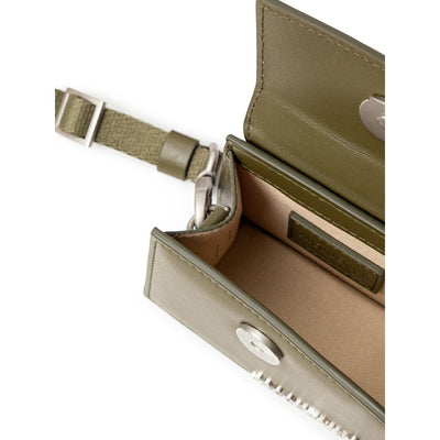 Sac à main en cuir vert Jacquemus
