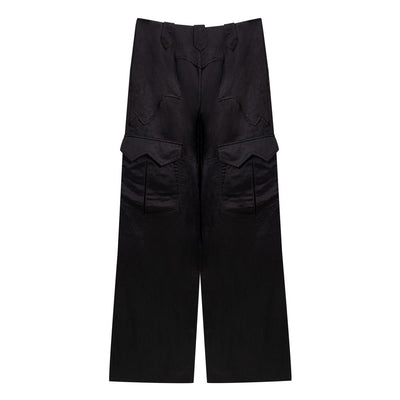 Tom Ford Black Viscose Cargo Pant