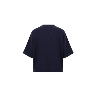 T-shirt en coton bleu Bottega Veneta
